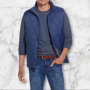 Weatherproof Vintage Men’s Quilted Vest Sargasso Sea Blue NWT Size XL